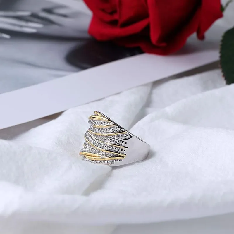 Bague de mode pour femmes en alliage