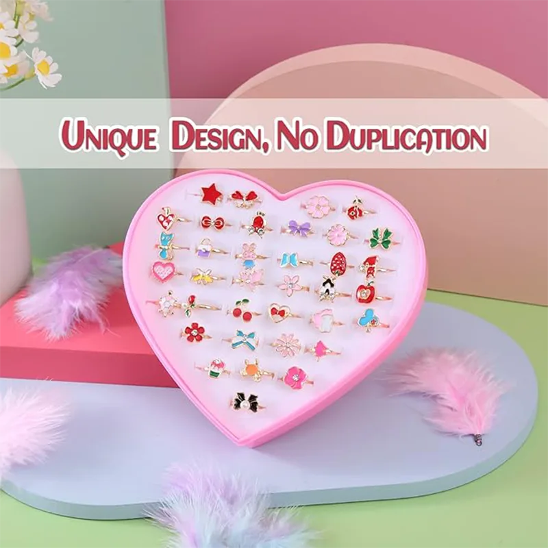 Bague pour enfant emballée dans une boîte