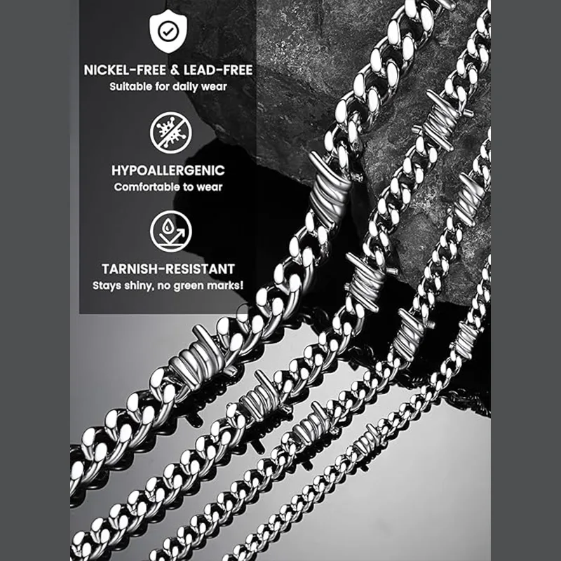 Unique Punk Man Fashion Necklace