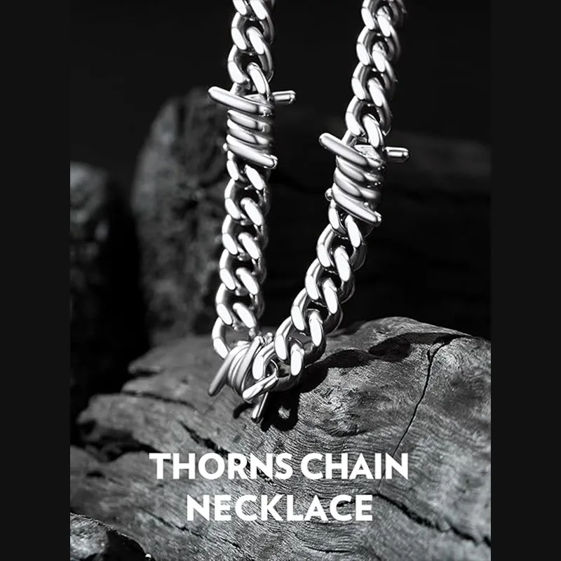 Collier de mode homme punk unique